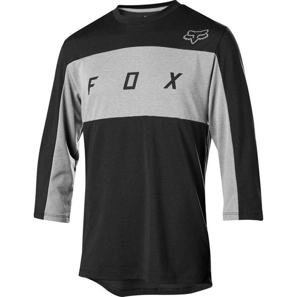 Polera Bicicleta Ranger Drirelease 3/4 Negro Fox Racing. - Rideshop