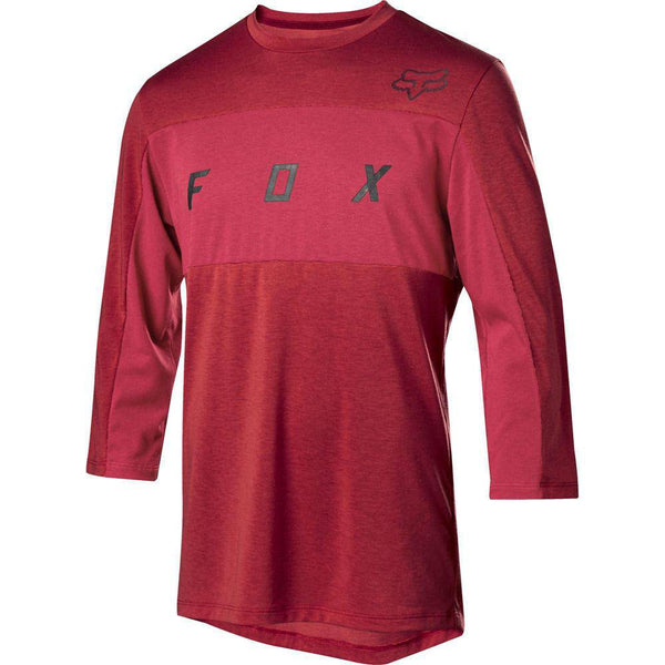 Polera Bicicleta Ranger Drirelease 3/4 Rojo Fox Racing. - Rideshop