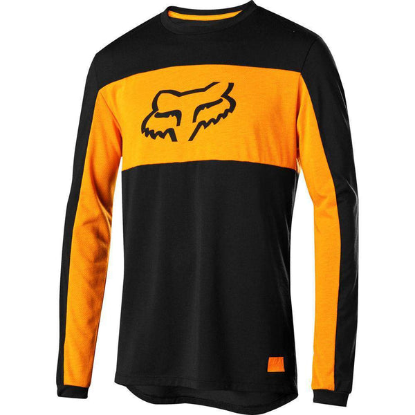 Polera Bicicleta Ranger Drirelease Naranjo Fox Racing. - Rideshop