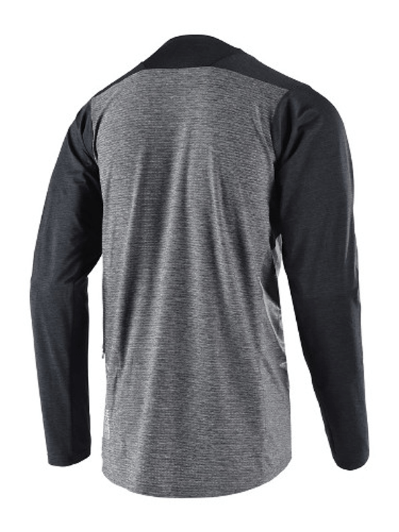 Polera Bicicleta Skyline Checker Sram Heather Gray Black Troy Lee - Rideshop