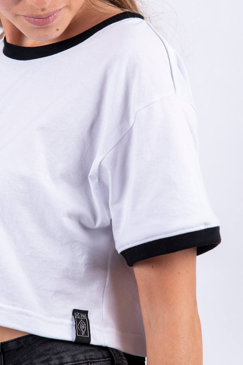 Toke Polera Blanca Lisa - Rideshop