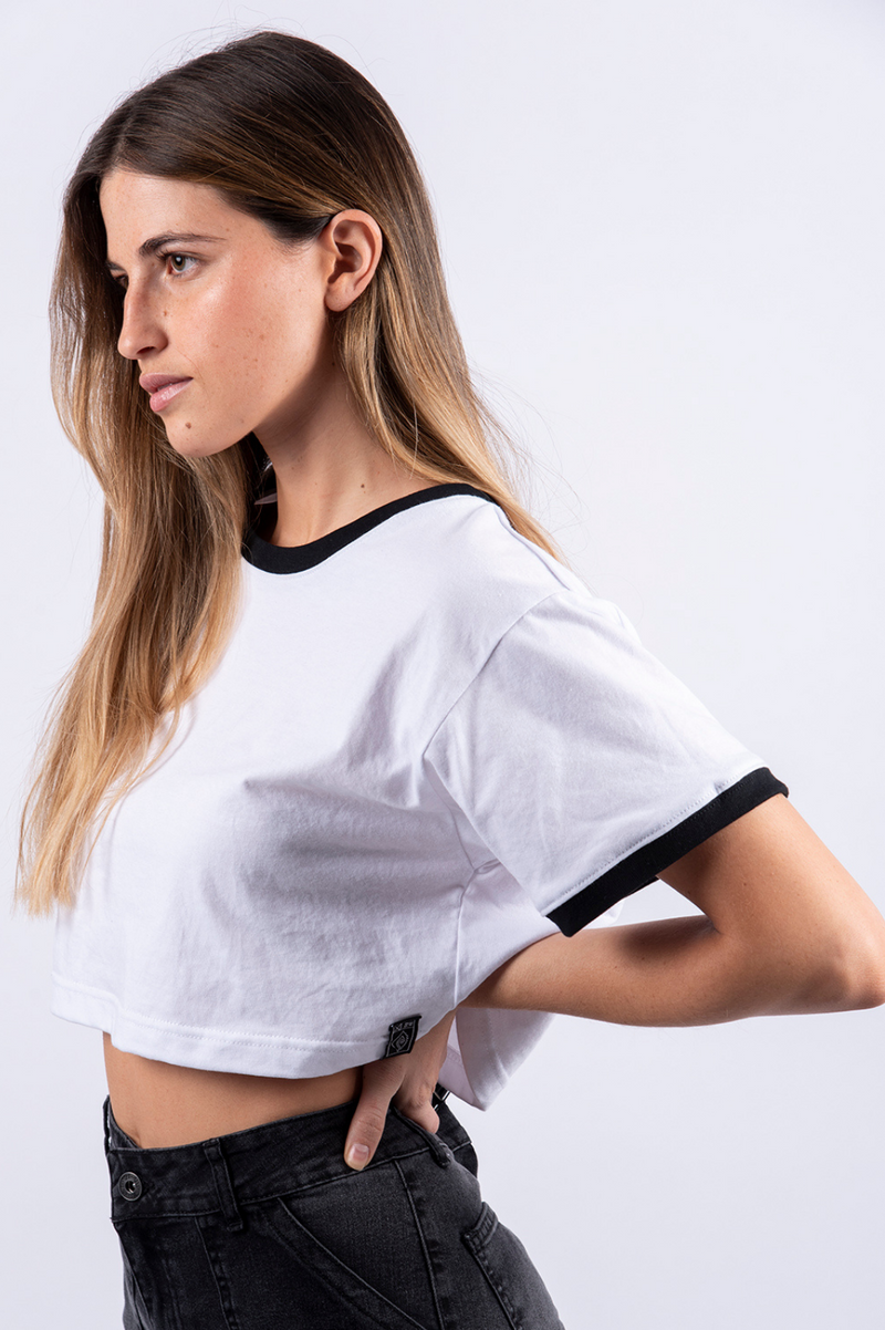 Toke Polera Blanca Lisa - Rideshop