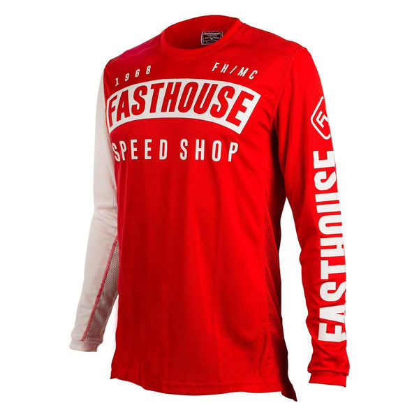 Polera De Bicicleta Block L1 Red FastHouse - Rideshop