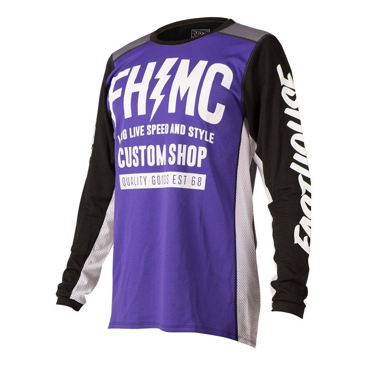 Polera De Bicicleta Long Live Mc Purple FastHouse - Rideshop