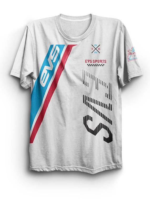 Polera Evs Rally White - Rideshop