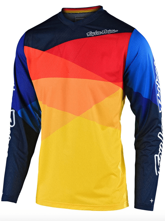 Polera Gp Air Jet Yellow / Orange Troy Lee - Rideshop