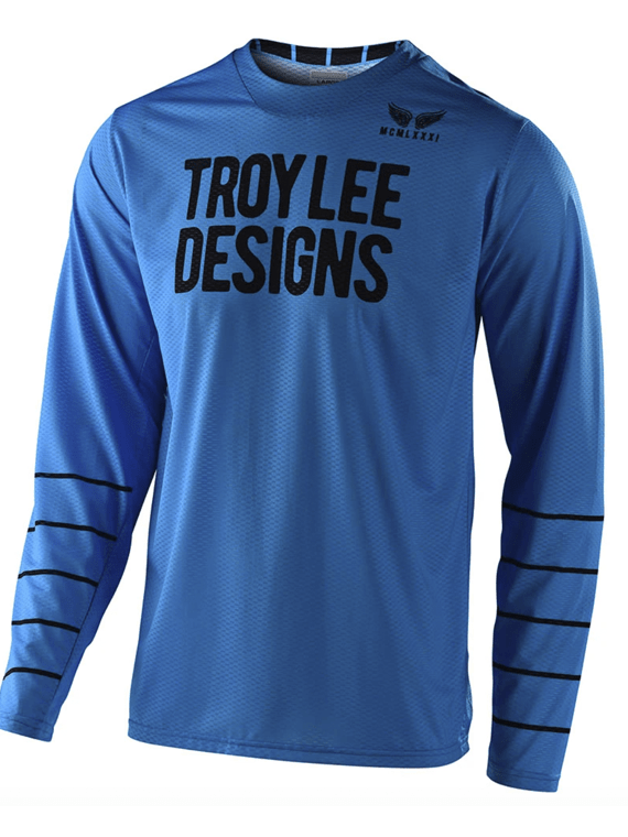 Polera Gp Air Pinstripe Ocean / Black Troy Lee Designs - Rideshop