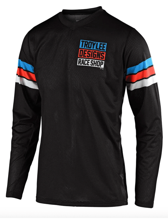 Polera Gp Air Saddleback Black / Cyan Troy Lee - Rideshop