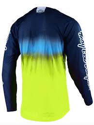 Polera Gp Air Stain’D Navy / Yellow Troy Lee - Rideshop