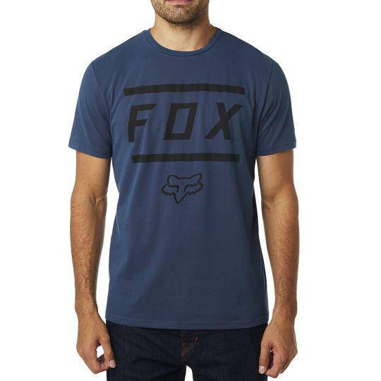 Polera Lifestyle Listless Airline Azul Rojo Fox Racing. - Rideshop