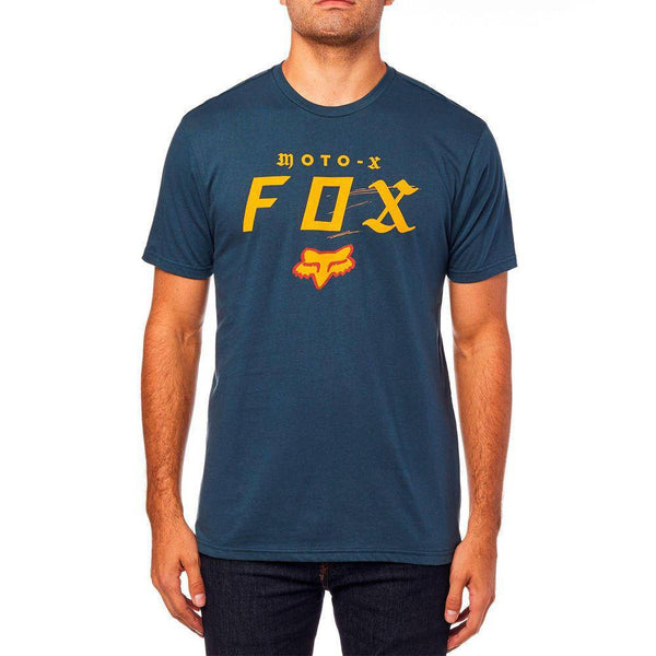 Polera Lifestyle Moto-X Premium Azul Fox.-Rideshop