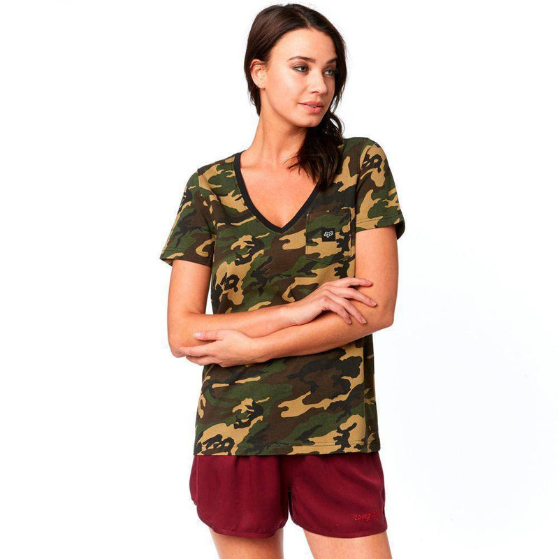 Polera Lifestyle Mujer Falcon Top Camo Fox.-Rideshop