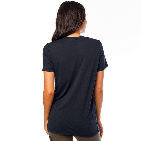Polera Lifestyle Mujer Fast Af Bf Negro Fox Racing. - Rideshop