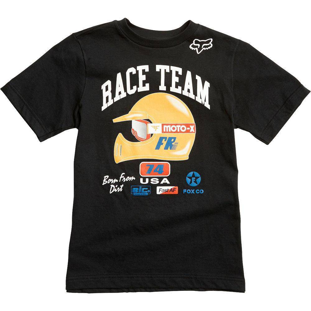 Polera Lifestyle Niño Speedway Negro Fox Racing. - Rideshop