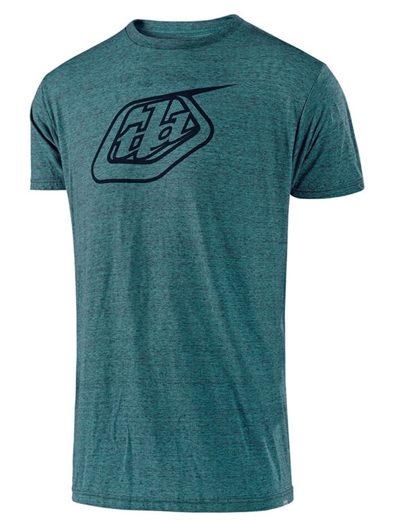 Polera Logo Lagoon Teal Troy Lee - Rideshop