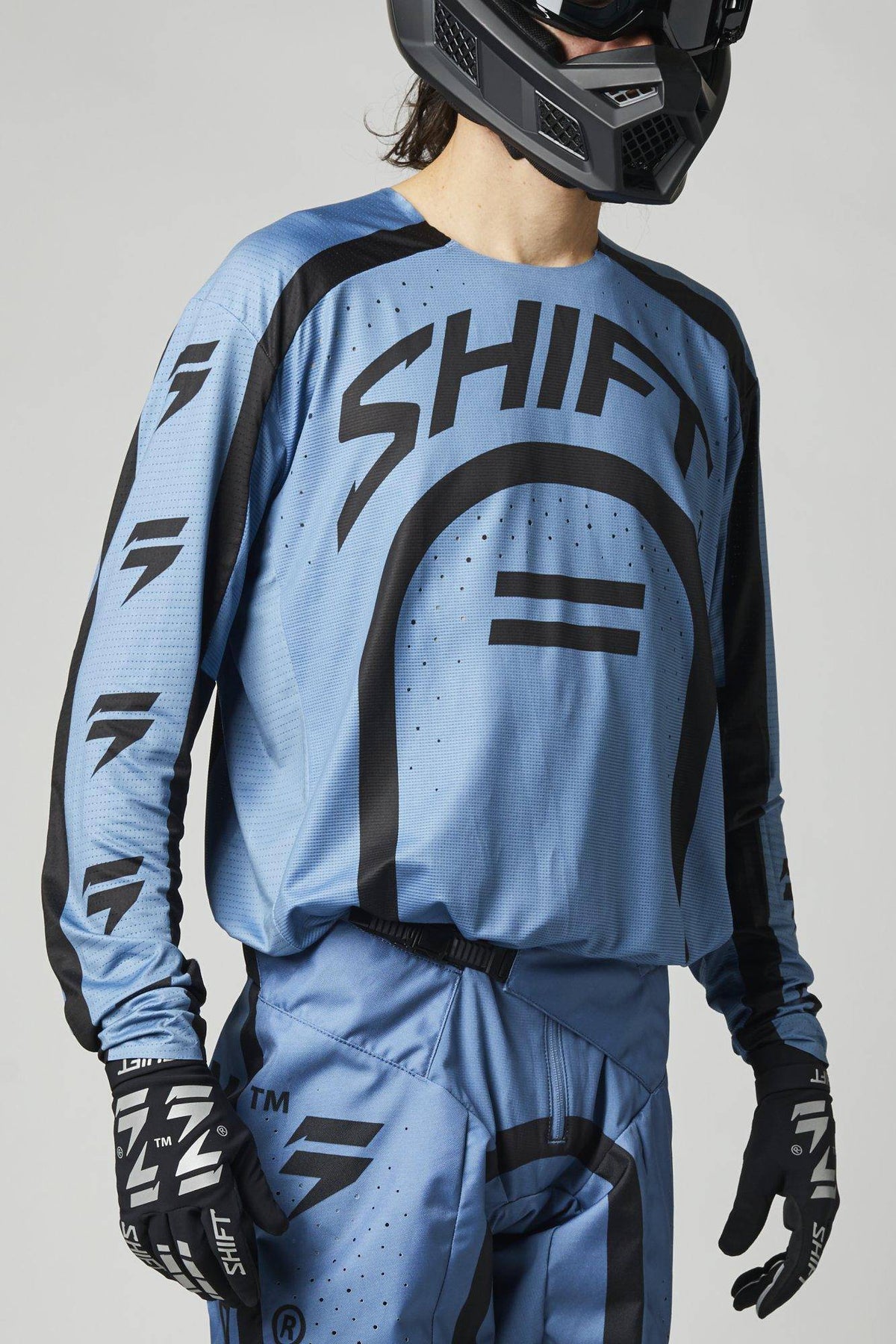 Polera Moto 3Lack Label Curv Grafito Shift - Rideshop