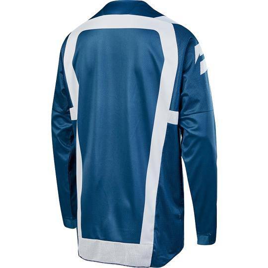 Polera Moto Black Strike Azul Shift.-Rideshop