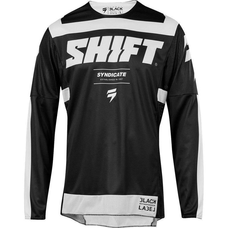 Polera Moto Black Strike Negro Shift.-Rideshop