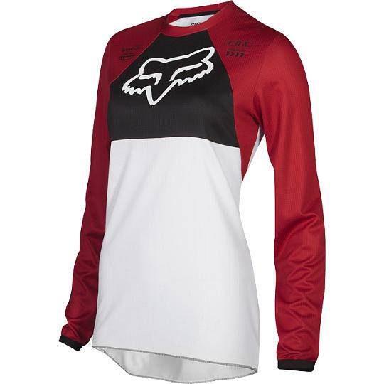 Polera Moto Mujer 180 Mata Rojo Vivo Fox.-Rideshop