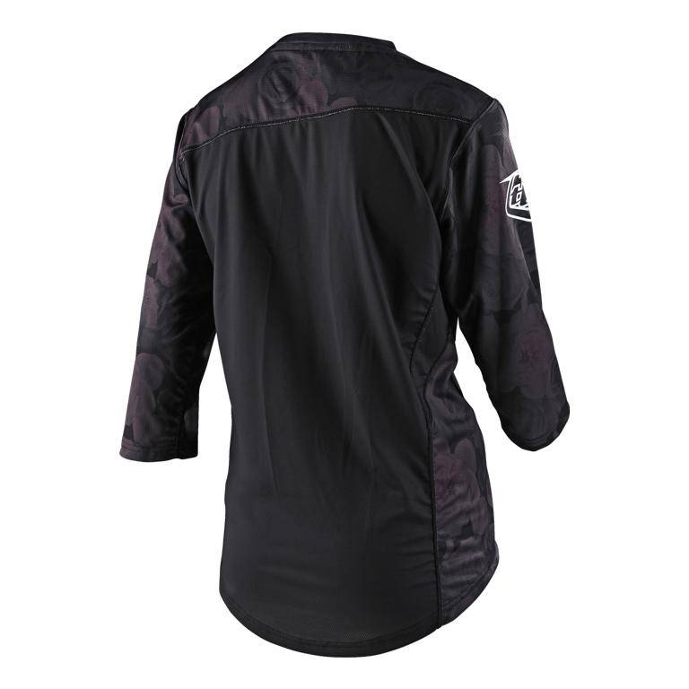 Polera Mujer Mischief Floral Black Troy Lee - Rideshop