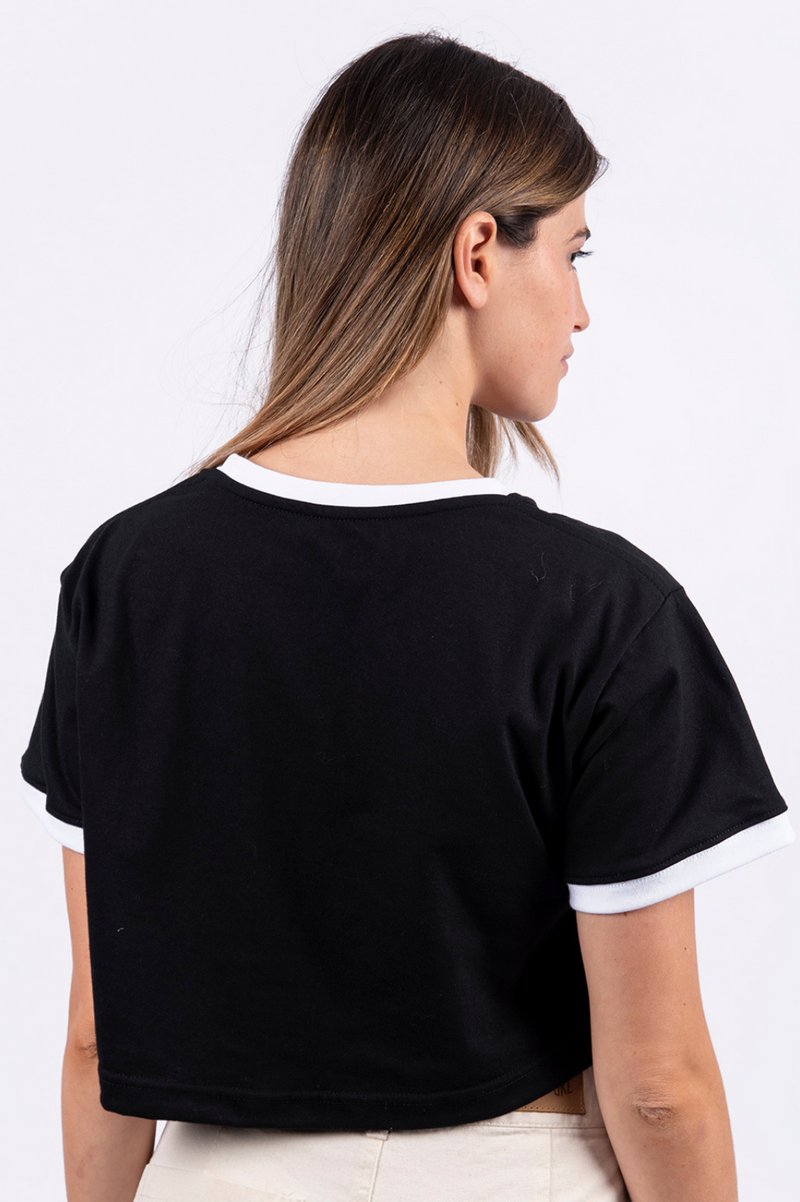Toke Polera Negra Lisa - Rideshop