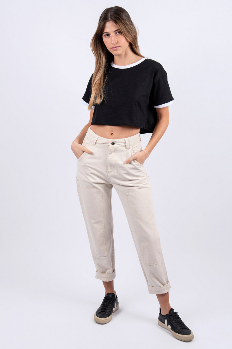 Toke Polera Negra Lisa - Rideshop