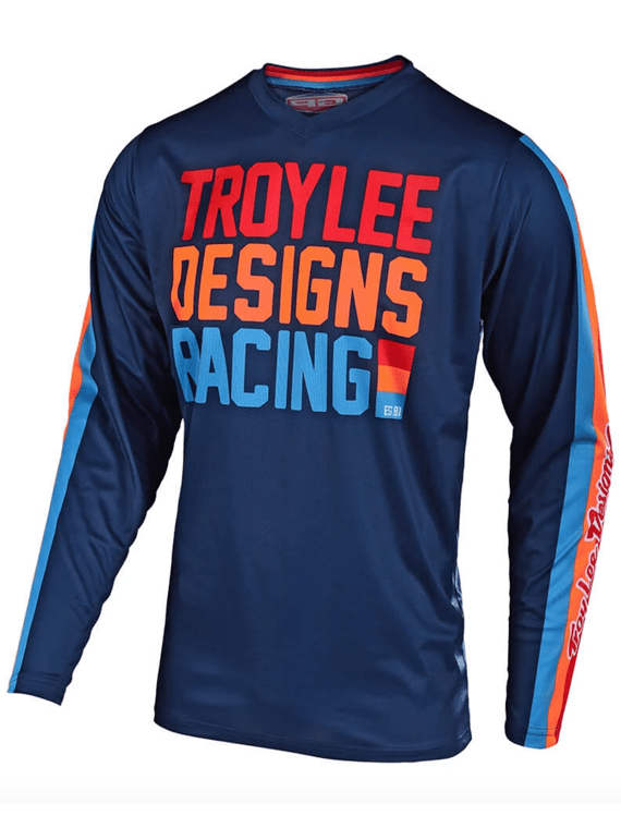 Polera Niños Gp Air Premix Navy Troy Lee Designs - Rideshop