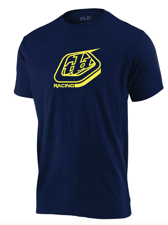 Polera Racing Shield Navy Troy Lee - Rideshop