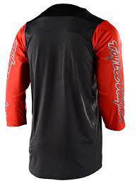 Polera Ruckus 3/4 Block Gray / Tangerine Troy Lee Designs - Rideshop