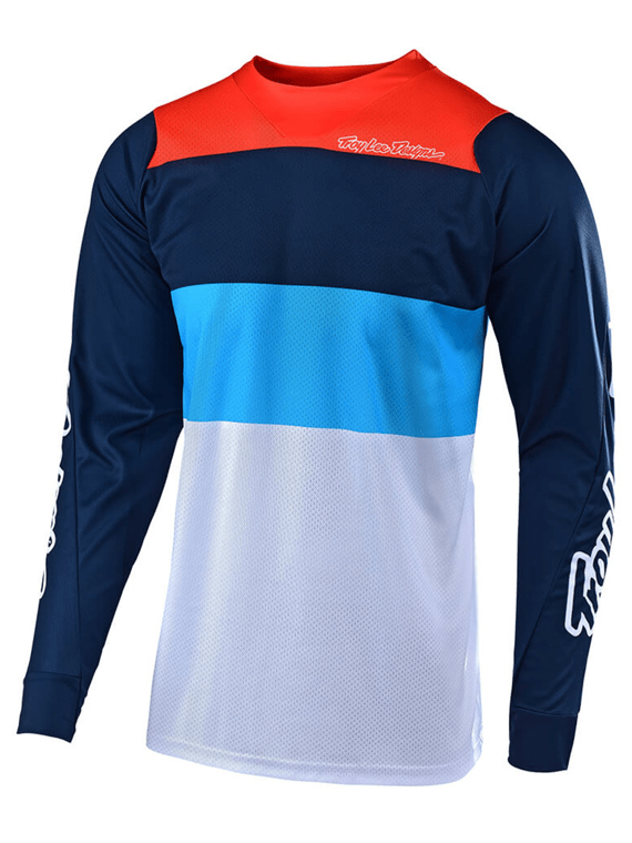 Polera Se Air Beta White / Navy Troy Lee - Rideshop