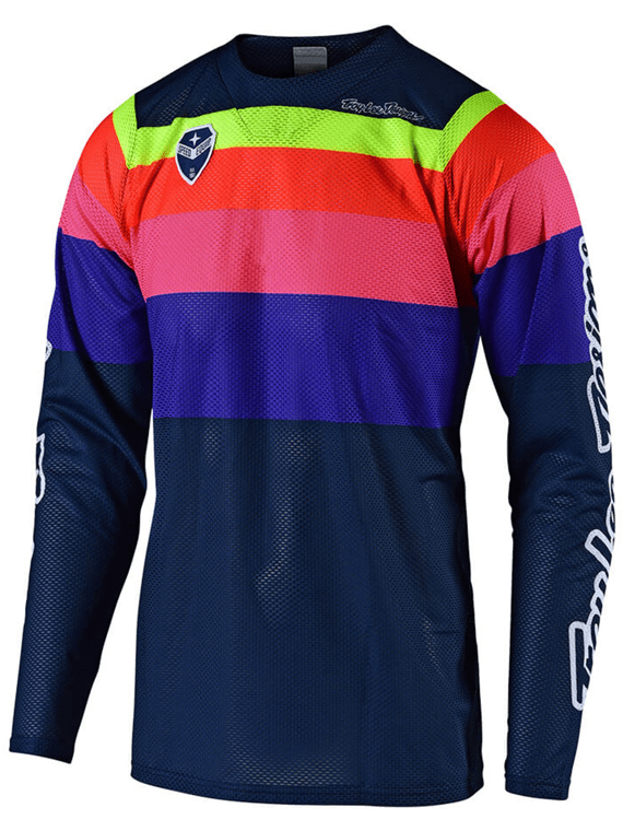 Polera Se Air Spectrum Navy Troy Lee - Rideshop