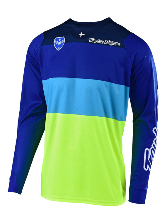 Polera Se Beta Flo Yellow / Blue Troy Lee - Rideshop