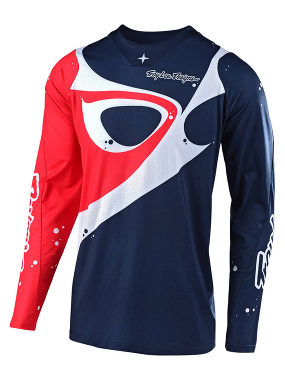 Polera Se Neptune Navy / Red Troy Lee - Rideshop