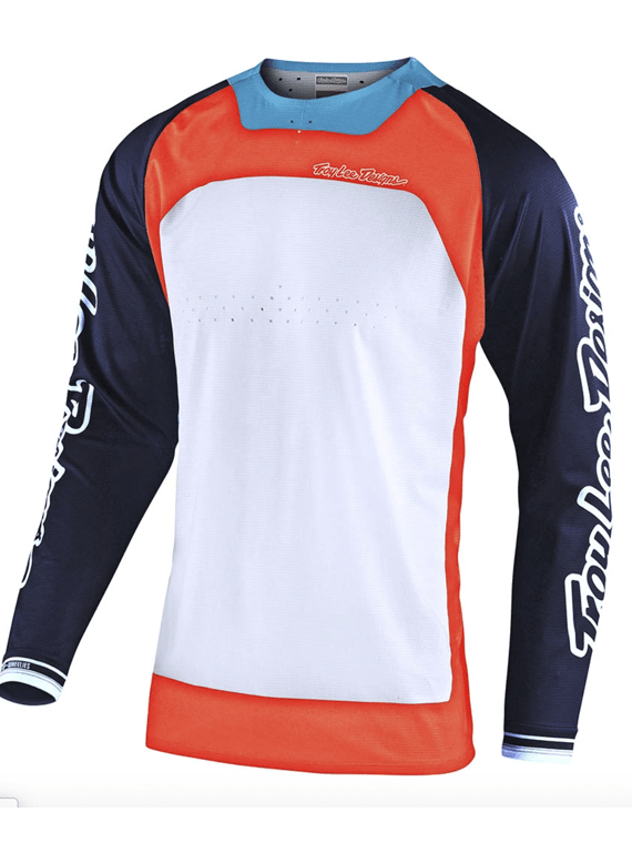 Polera Se Pro Boldor Orange / Navy Troy Lee Designs - Rideshop