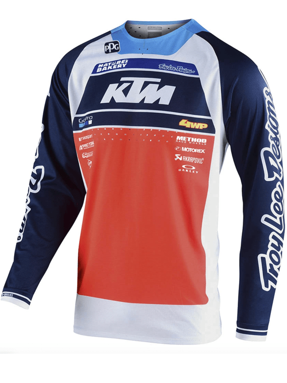 Polera Se Pro Boldor Team Orange / Navy Troy Lee - Rideshop