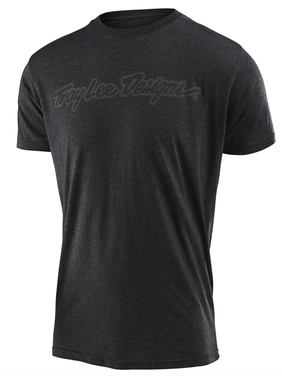 Polera Signature Charcoal Heather Troy Lee - Rideshop