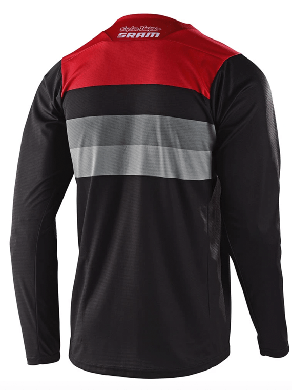 Polera Skyline Ls Continental Sram Black / Red Troy Lee - Rideshop