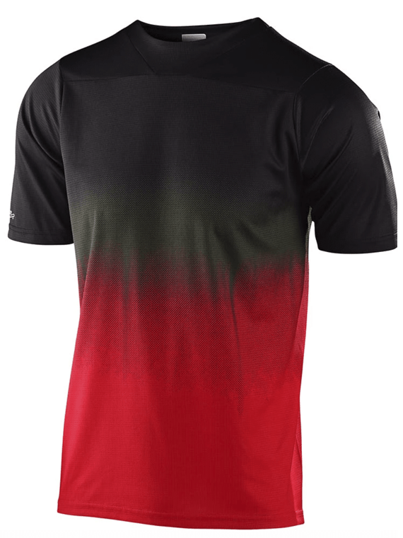 Polera Skyline Ss Stain’D Black / Red Troy Lee Designs - Rideshop