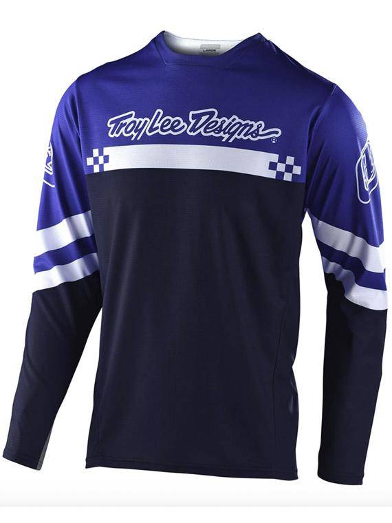 Polera Sprint Factory Royal Blue / White Troy Lee Designs - Rideshop