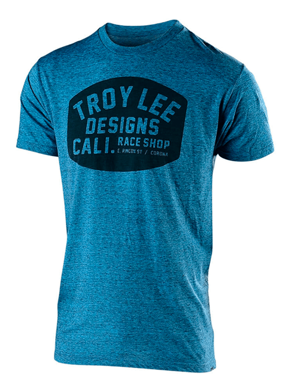 Polera Troy Lee Blockworks Tahoe Blue - Rideshop