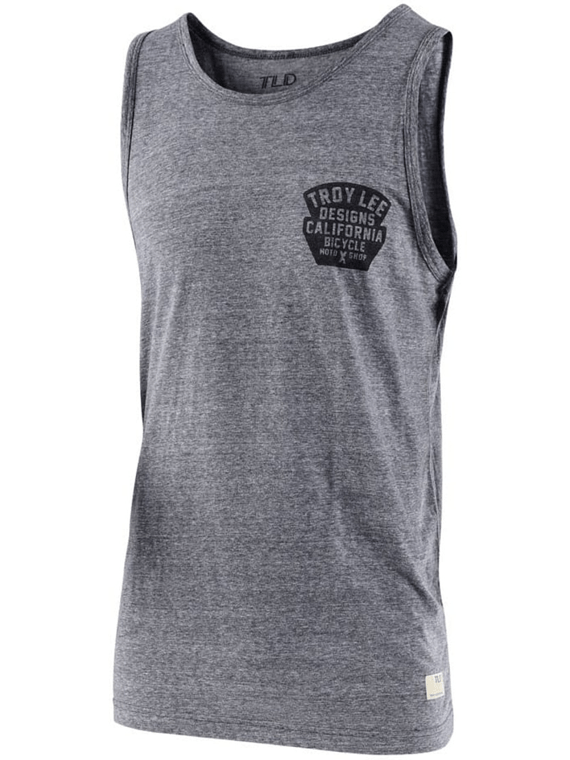 Polera Troy Lee Sin Mangas Granger Check Tank Gris - Rideshop