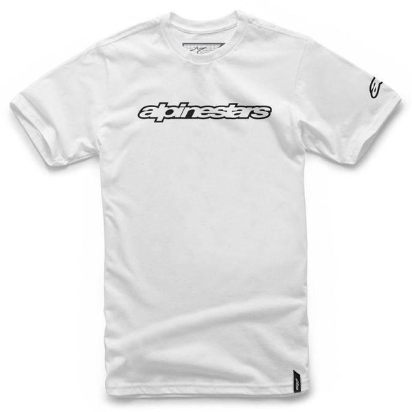 Polera Wordmark White Alpinestars - Rideshop