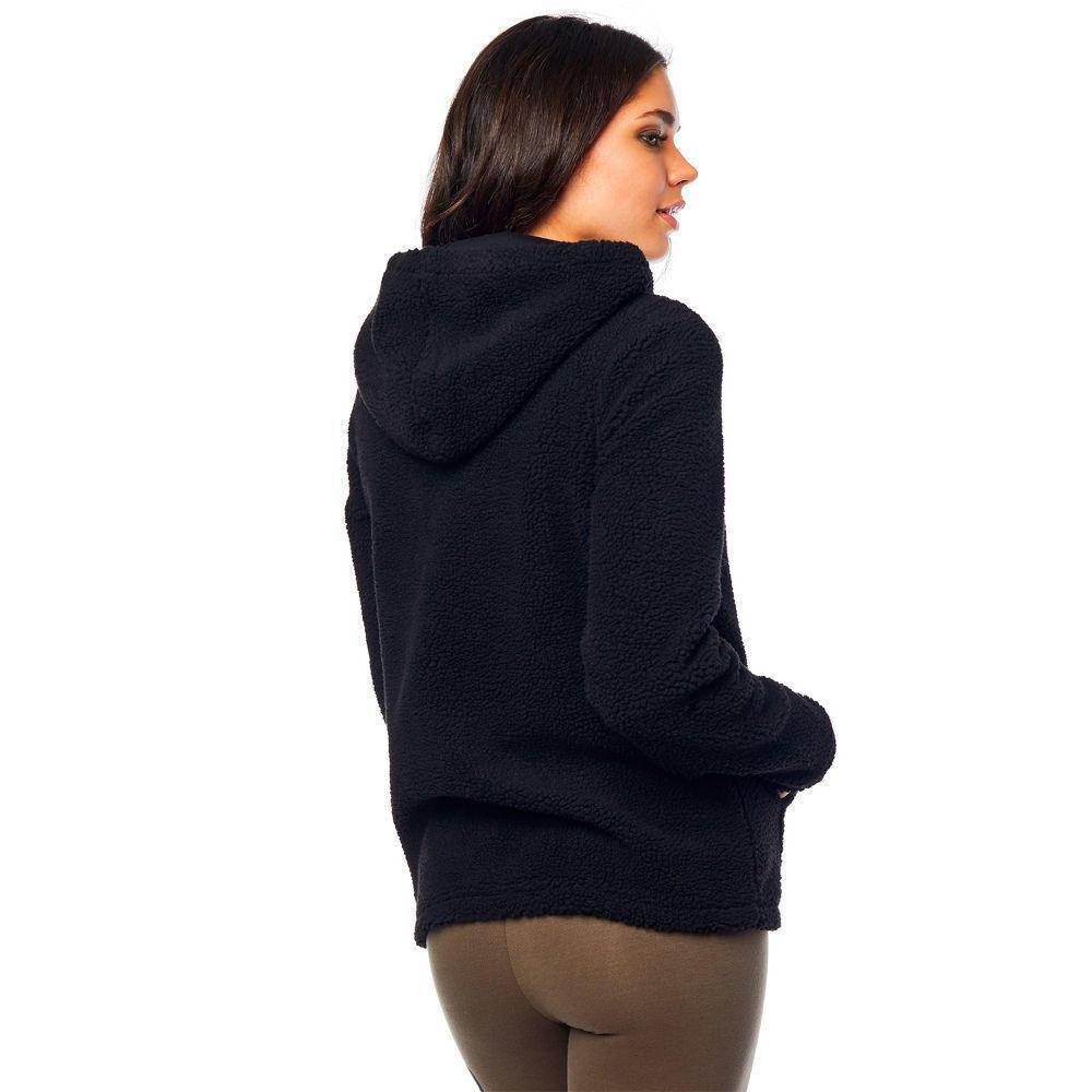 Poleron Lifestyle Mujer Road Raider Sherpa Negro Fox Racing. - Rideshop