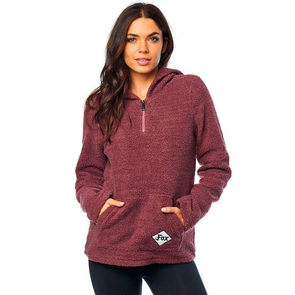 Poleron Lifestyle Mujer Road Raider Sherpa Rosado Fox Racing. - Rideshop