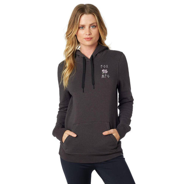 Poleron Lifestyle Mujer Rosey Negro Fox Racing. - Rideshop