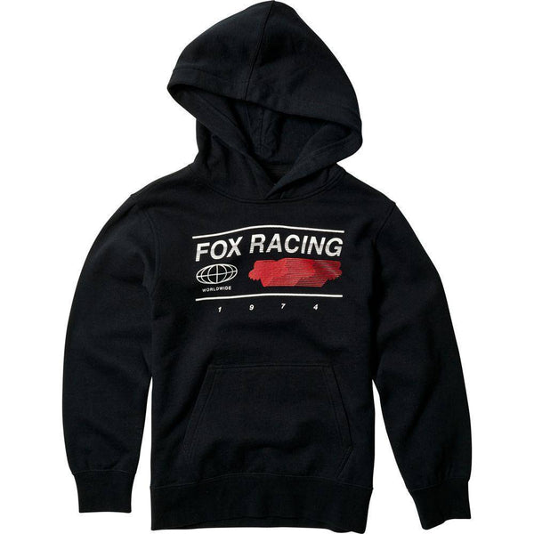 Poleron Lifestyle Niño Global Negro Fox Racing - Rideshop