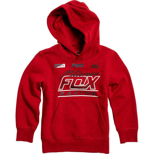 Poleron Lifestyle Niño Jetskee Rojo Fox Racing - Rideshop