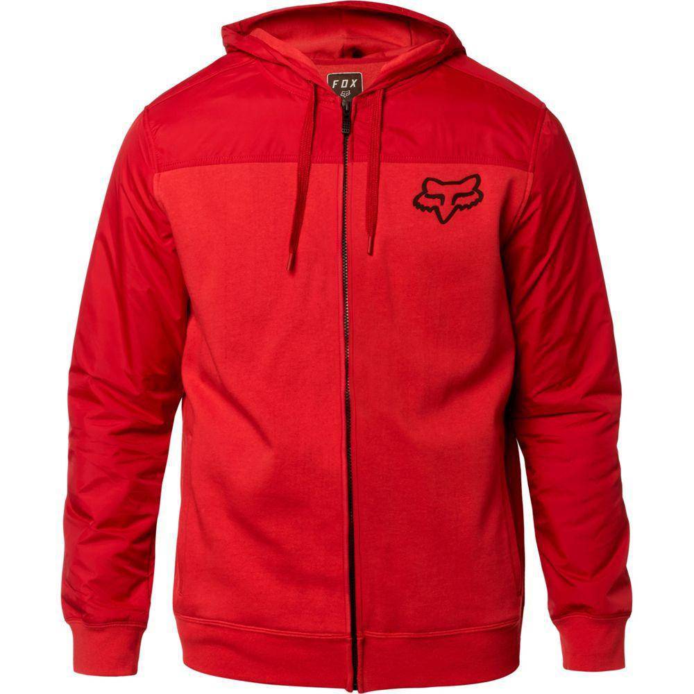 Poleron Lifestyle Pivot Zip Rojo Fox Racing. - Rideshop
