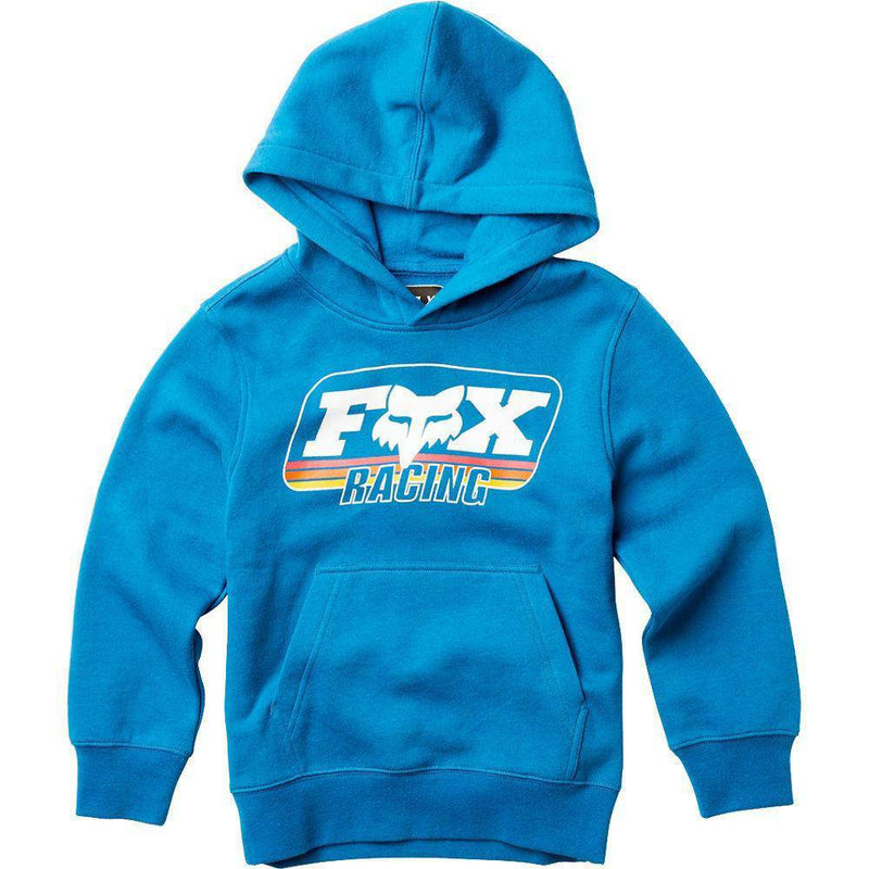 Poleron Niño Lifestyle Throwback Azul Fox Racing. - Rideshop