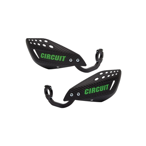 Circuit Protector de Manos Vector Carbon / Verde - Rideshop